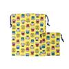 [Children's Clothing] Moujonjon (Moojeongjeong) JR Shinkansen Train Pattern Drawstring Bag Set of 3 B11699