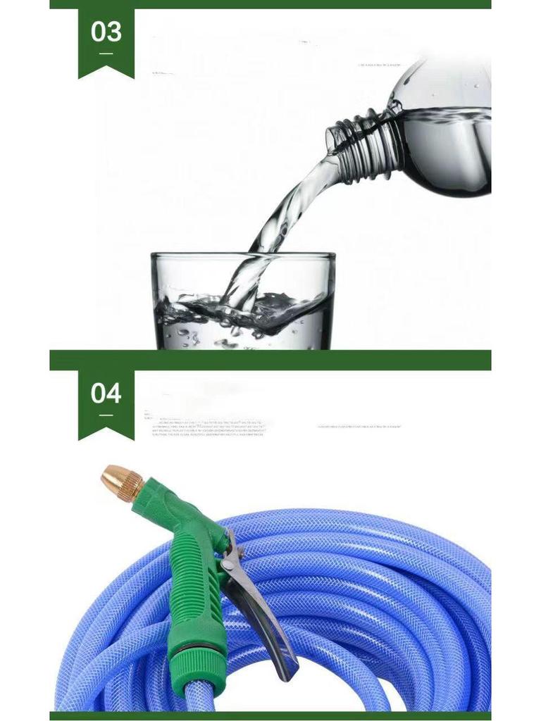 High-Pressure Water Gun Set: Anti-Freeze, Explosion-Proof Hose for Car Washing & Flower Watering