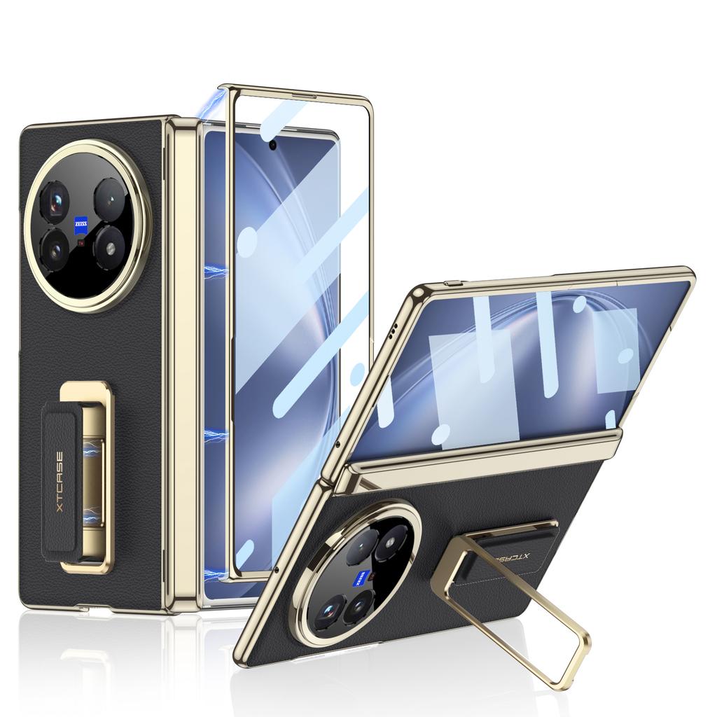 For Vivo X Fold 3 Fold 5 ultra Slim Leather Phone Case X Fold5 Original GKK Slim case Camera Protection case Cover Bag for Lens