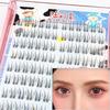 Natural Looking False Eyelashes for Daily Makeup Lightweight Comfortable Black C Curl
