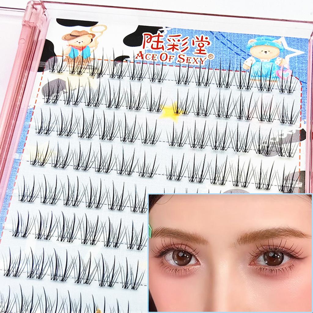 Natural Looking False Eyelashes for Daily Makeup Lightweight Comfortable Black C Curl