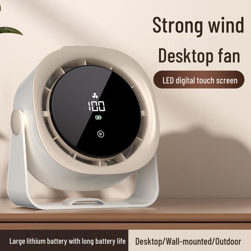 Wall-Mounted Bladeless Touch Screen Circulation Fan for Home and Office