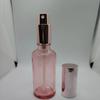 Pink Transparent Serum and Gel Dropper Bottle for Cosmetics and Perfume - Travel Size Sample Dispenser