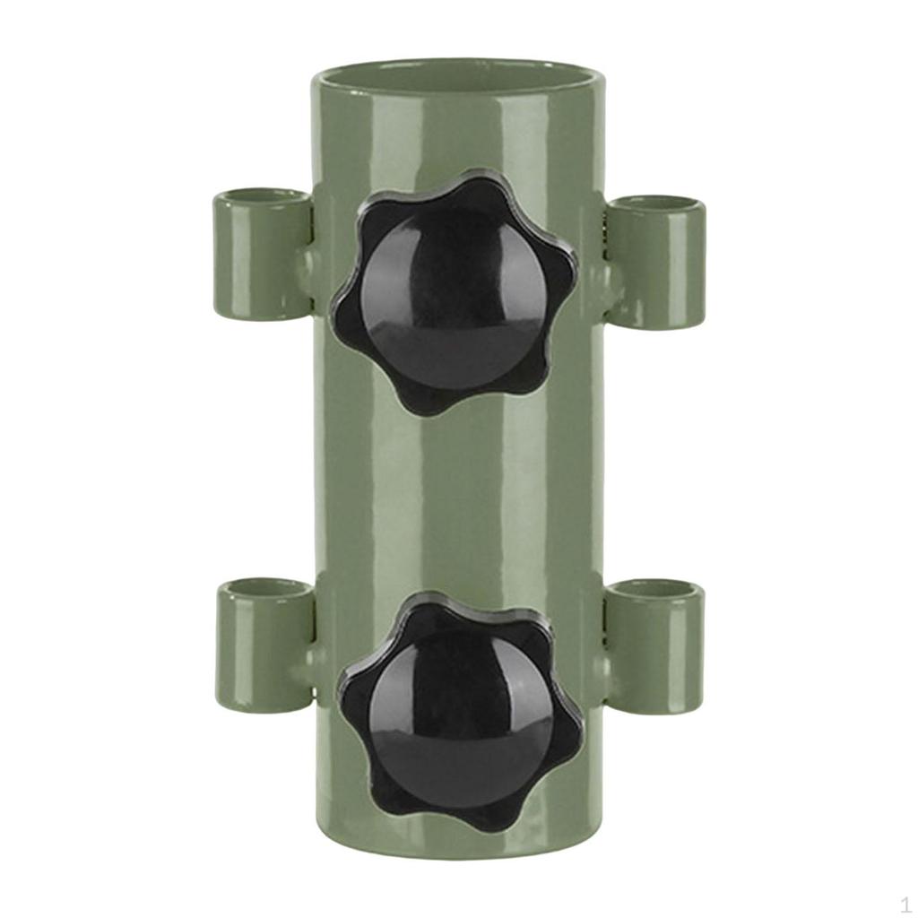 Awning Rod Holder Fixing Tube Building Support Reinforced Bracket Tarp Poles Fixator for Outdoor