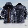 Winter Padded Jacket Men's Plus Velvet Thick Padded Jacket Labor Insurance Work Wind-resistant Padded Jacket Warm Work Cold-proof Clothing