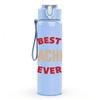 1PC Best Teacher Ever Star Text 750ml Color Plastic Sports Water Bottle Leakproof Flip Straw Lid Suitable for Sports Office Home Use