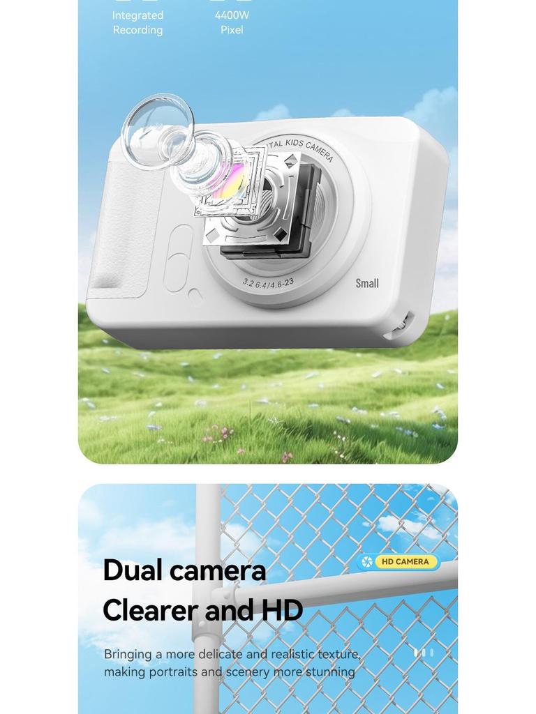 2.4" Retro HD Digital Camera - Compact Portable CCD Card Camera