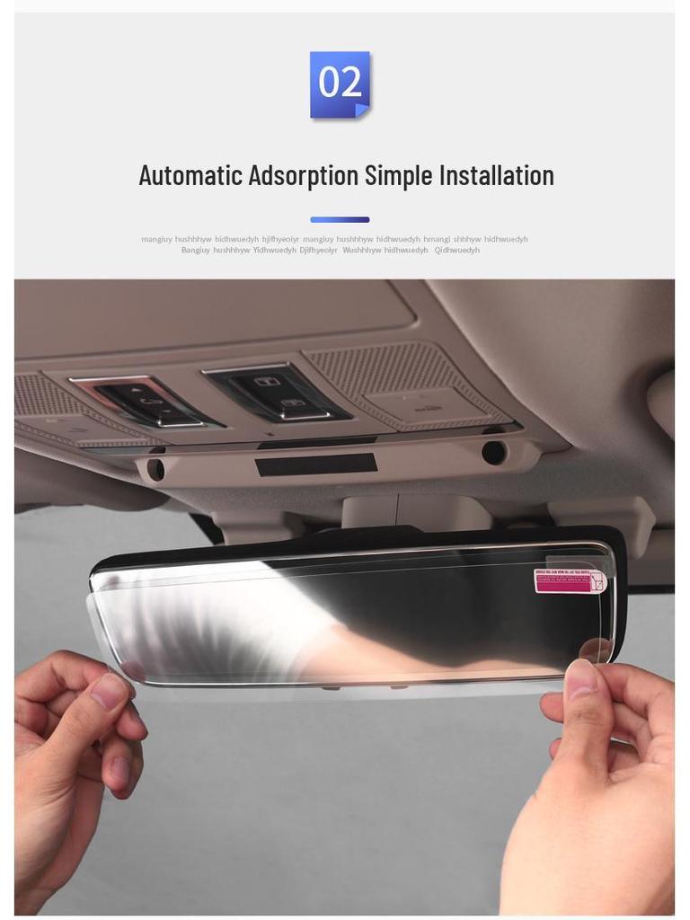 Tempered Film Protector for Land Rover Defender and Range Rover Autobiography Rear-View Mirror Display