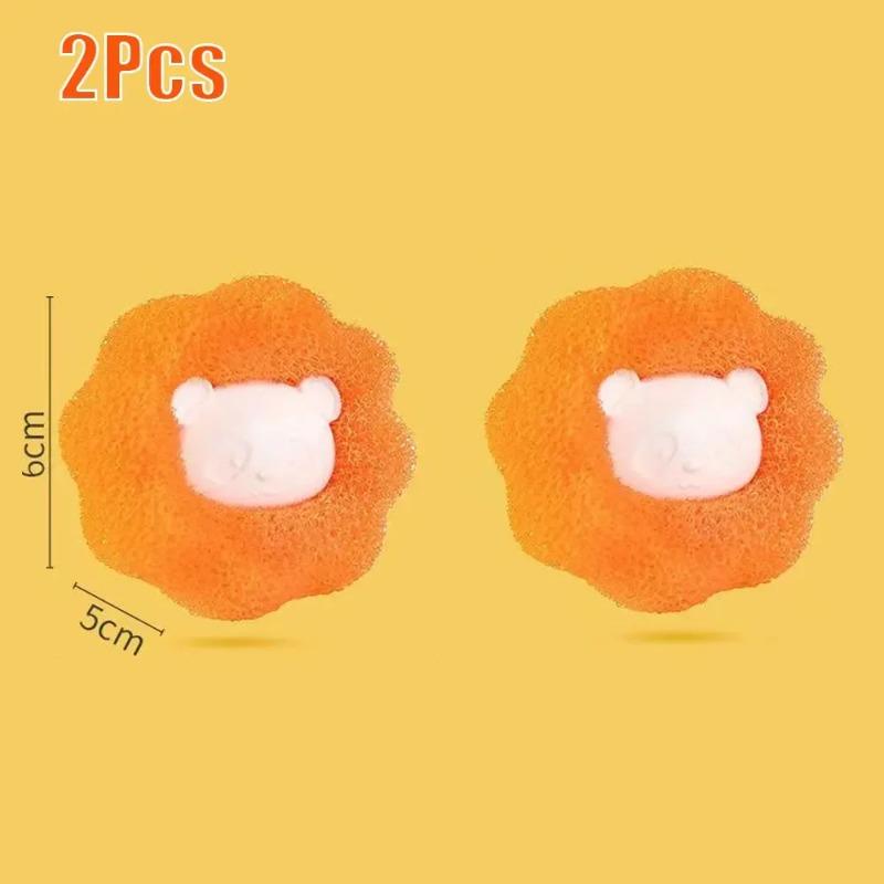 

Волшебный шарик для стирки многоразовый инструмент для чистки одежды от волос средство для удаления шерсти домашних животных стиральная машина уловитель кошачьей и собачьей шерсти шарик для стирки orange,2pcs