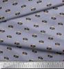 Soimoi Japan Crepe Satin Fabric Camera Shirting Fabric Prints By Metre 42 Inch