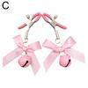 4 Color Adjustable Sexy Bow Nipple Clamps with Bells Adult BDSM Fetish Toy for Couples Intimate Play