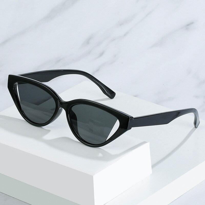 SO&EI Fashion Cat Eye Hollow Women Sunglasses Vintage Leopard Tea Shades UV400 Trending Men Sun Glasses