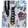 Jordan Bunter Graffiti-Print Rucksack Großer Unisex-Rucksack Weiß JD2533200AD-005