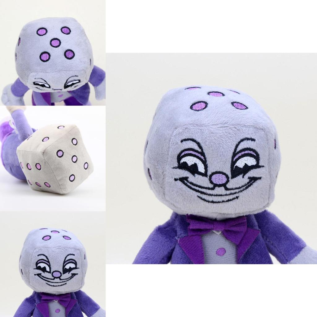 Charming Classic Cuphead S1-king Dice Plush Mugman The Devil Boss Collectible Figure