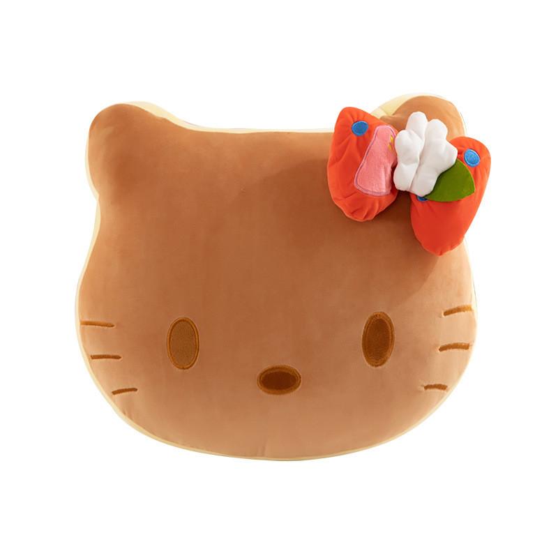 Cartoon Plush Toast Cat Pillow Suitable For Comfortable Cuddling