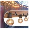 New With Screw Lights Hook Plastic Black White String Light Hangers Potted Wind Chimes Hook Party