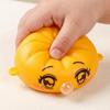 1/3/5Pcs Cartoon Expression Bubble Dumpling Toy Stress Relief Relaxation Steamed Bun Squeeze Toy Focus Aid Spitting Bubble Bun Fidget Toy