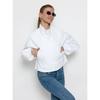 Women's Stand Collar Jacket Button Down Lantern Sleeve Elastic Cuff Pocket Solid Color Casual Coat