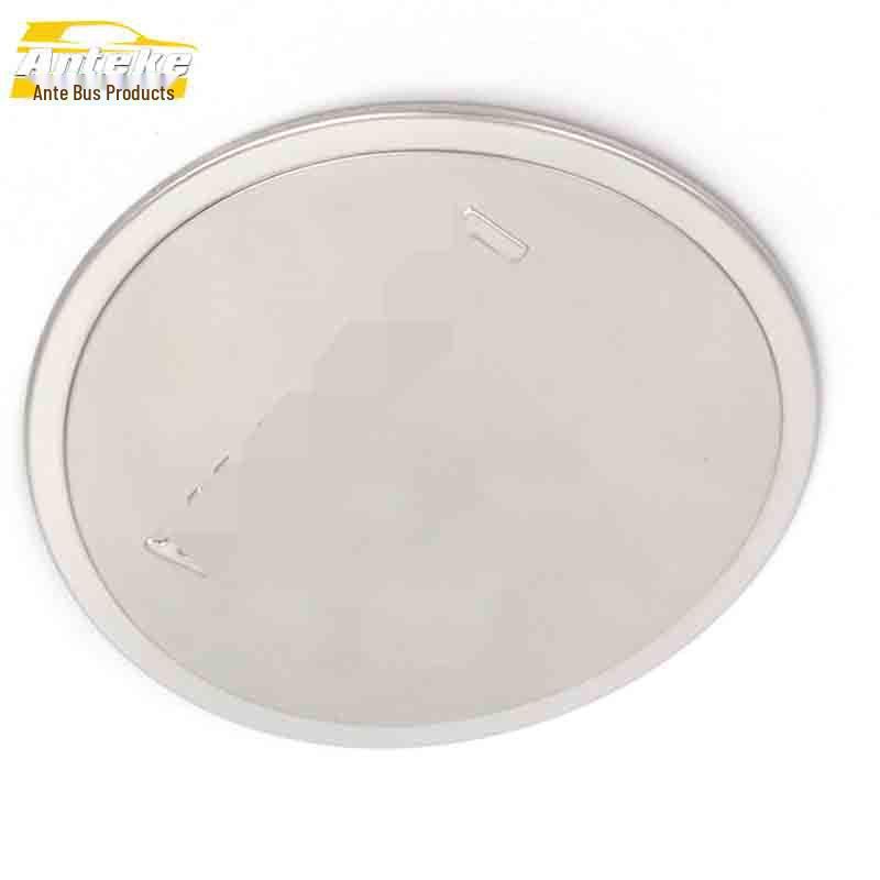 Verna Stainless Steel Fuel Tank Cap Cover - Scratch-Resistant Decorative Sticker for Car