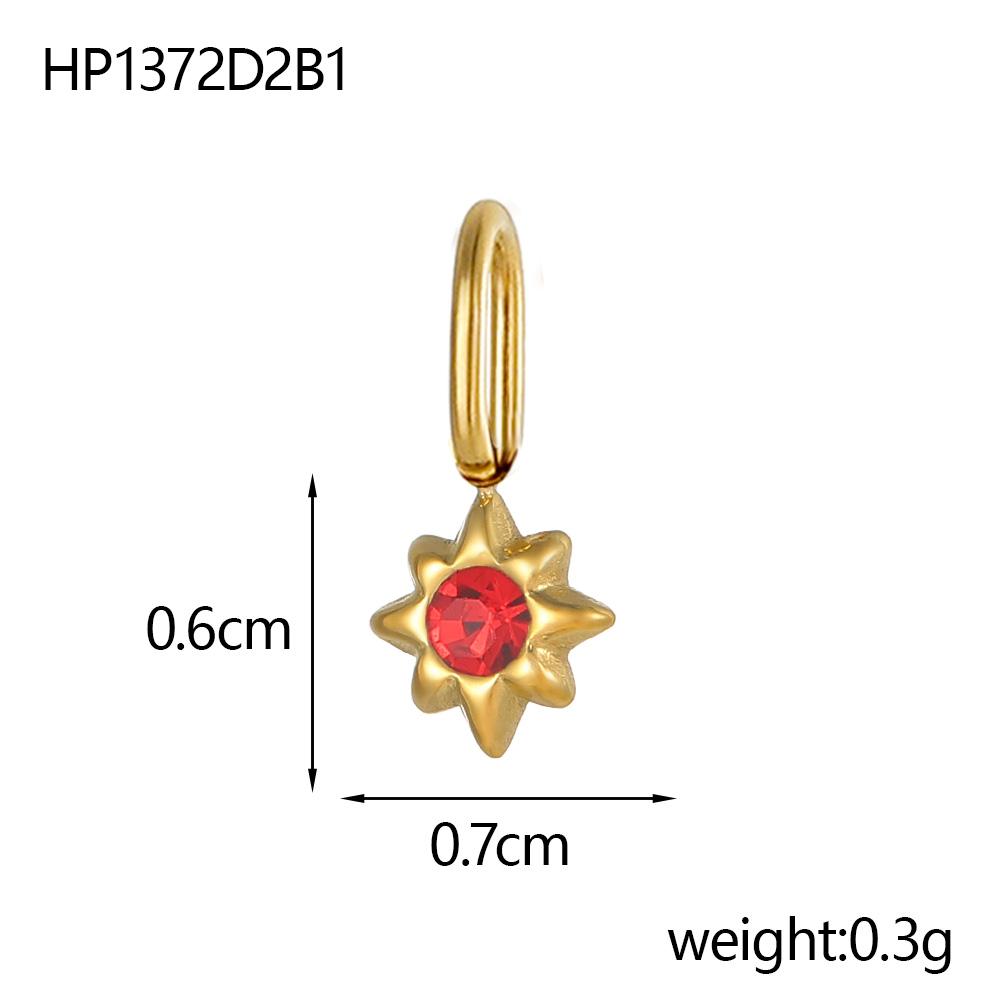 

CARLIDANA New Classic Element DIY Charm Necklace Stainless Steel Star Pendant Shiny Rhinestones Fashion Bracelet Earrings