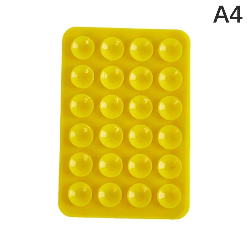 Double Side Silicone Suction Pad For Mobile Phone Fixture Suction Cup Backed Adhesive Silicone Rubber Sucker Pad For Fixing