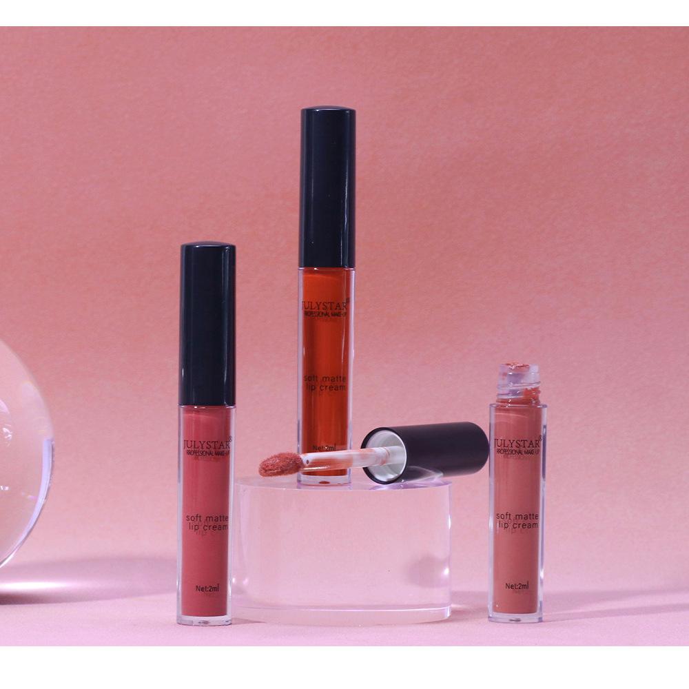 Velvet Water Mist Six Lip Glaze Set Matte Non-fading Non-stick Cup Liquid Lipstick