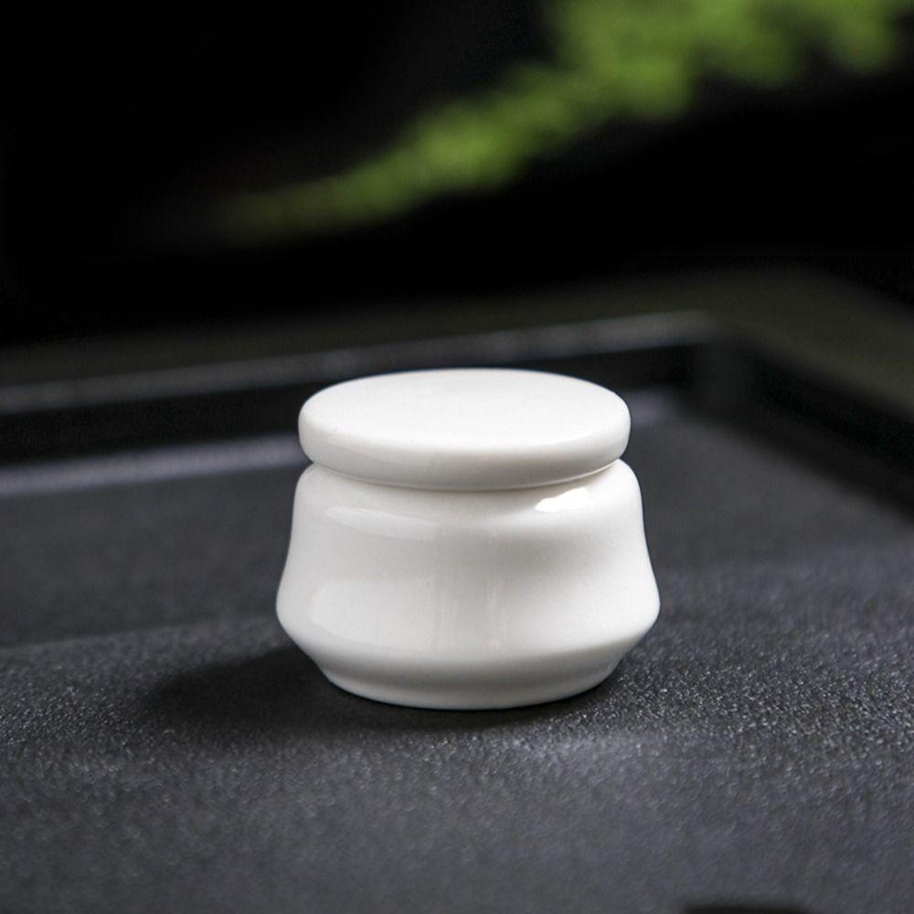 

Medicine Mini Pill Case Chinese Style Sealed Organizer Storage Can Powder Storage Box Men білий
