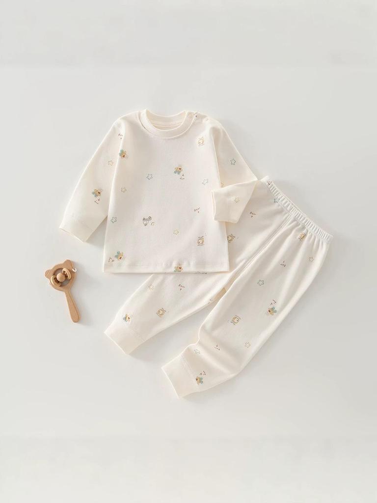 Tagless Pure Cotton Unisex Baby Autumn/Winter Pajama Set - Infant & Toddler Underwear and Pants