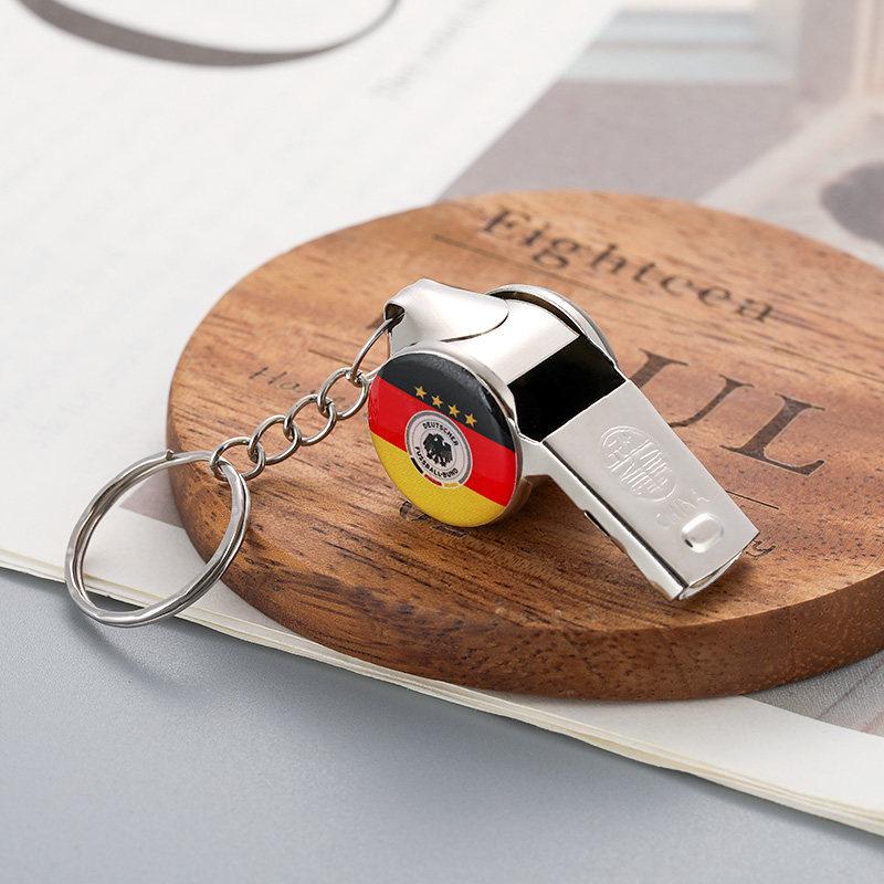 2026 World Cup Whistle Keychain: USA, Canada, Mexico Fan Gift