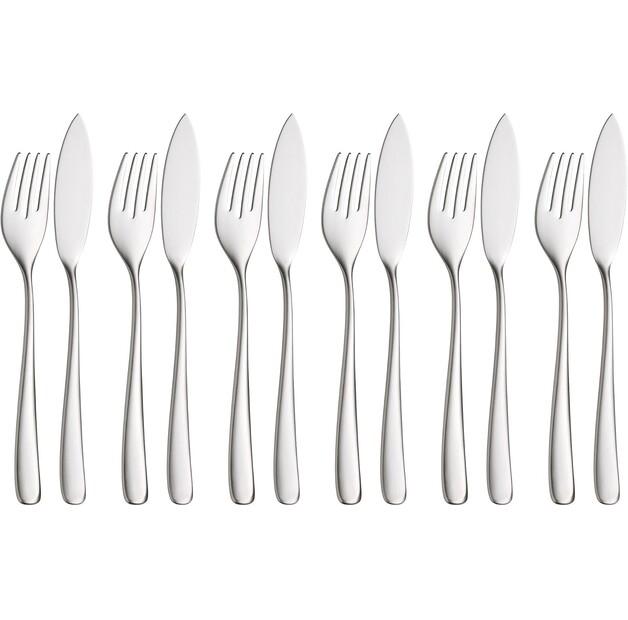 

Набор столовых приборов для рыбы WMF Vision, 12 предметов (12.7135.6336)