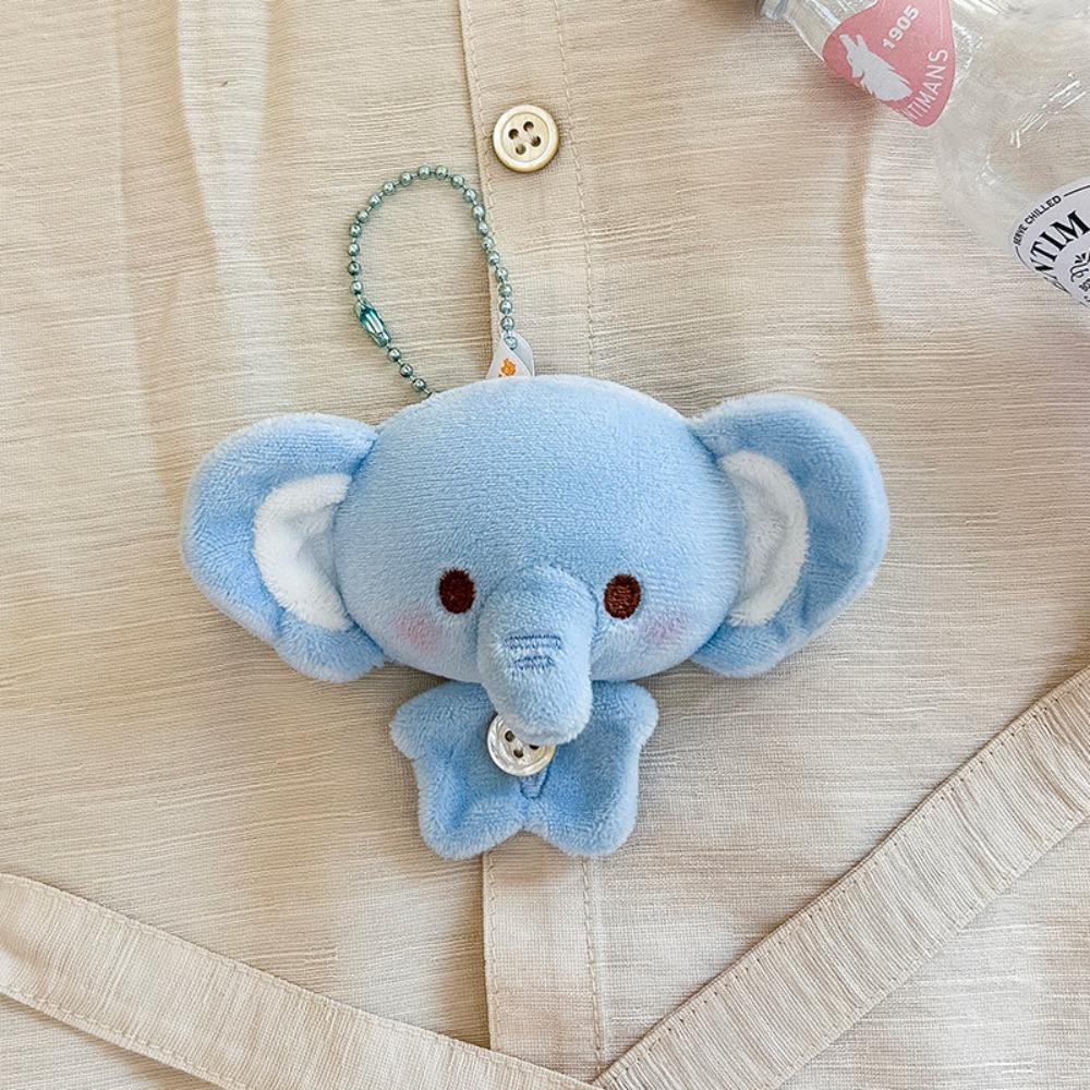 Cow Seal Plush Button Brooch Kitten Doll Plush Button Brooch  Birthday Gift Elephant