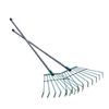 Garden Leaf Rake with Steel Handle