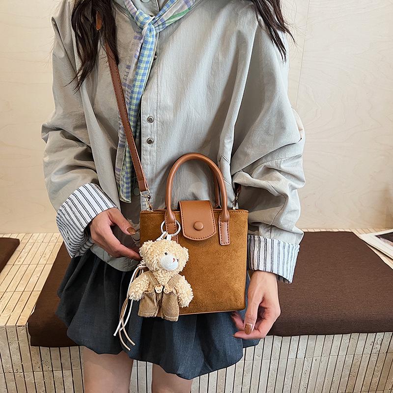 Sweet & Trendy 2025 Cute Plush Bucket Bag