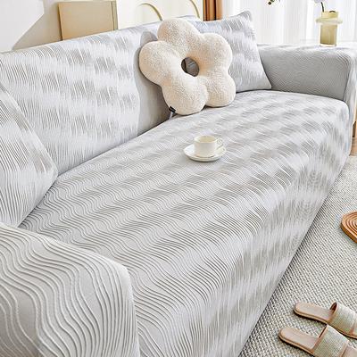 Elastischer Sofabezug im Vier-Jahreszeiten-Creme-Stil, All-Inclusive-Universalbezug, Anti-Katzenkratz-Sofabezug, Universalbezug, Stoff