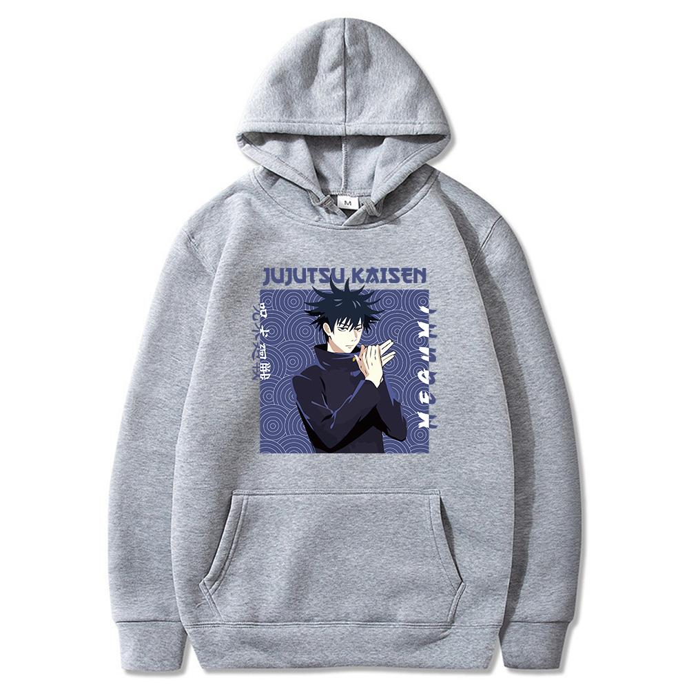 Jujutsu Kaisen Hoodies Graphic Vintage Oversized Hooded Sweatshirt Long Sleeves Soft Hoodie Men Women Clothes
