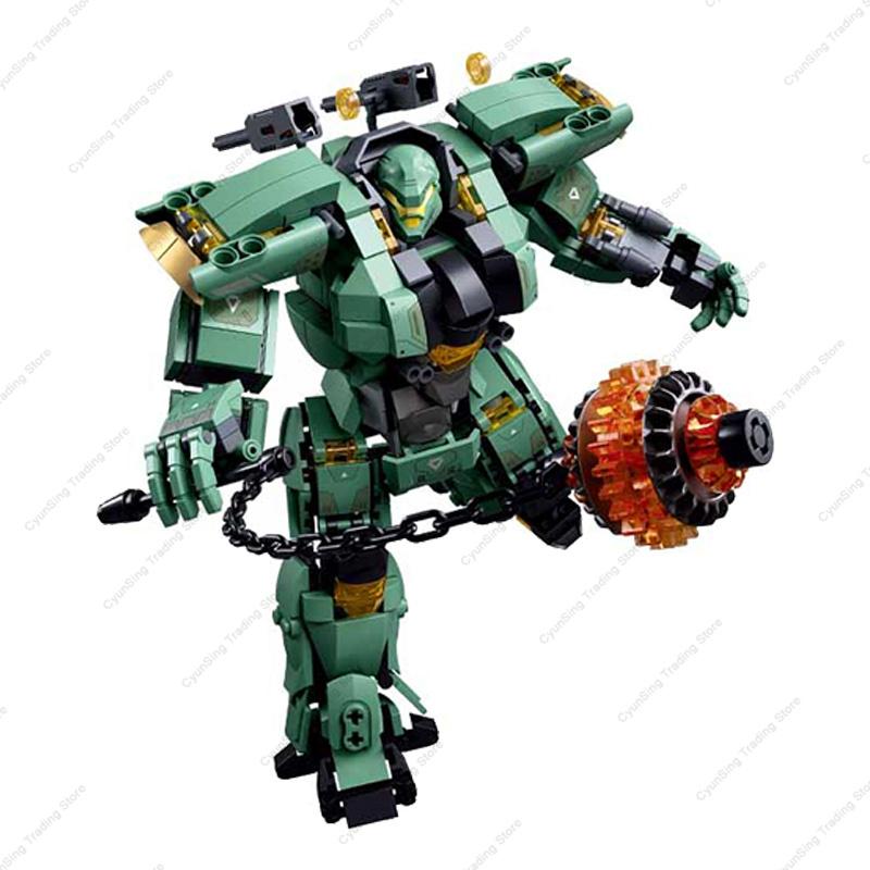 2023 Sluban Pacific RimSuper Mecha Bracer Phoenix Saber Athena Guardian Bravo Robot Building Blocks Bricks Model Sets Kids Toys