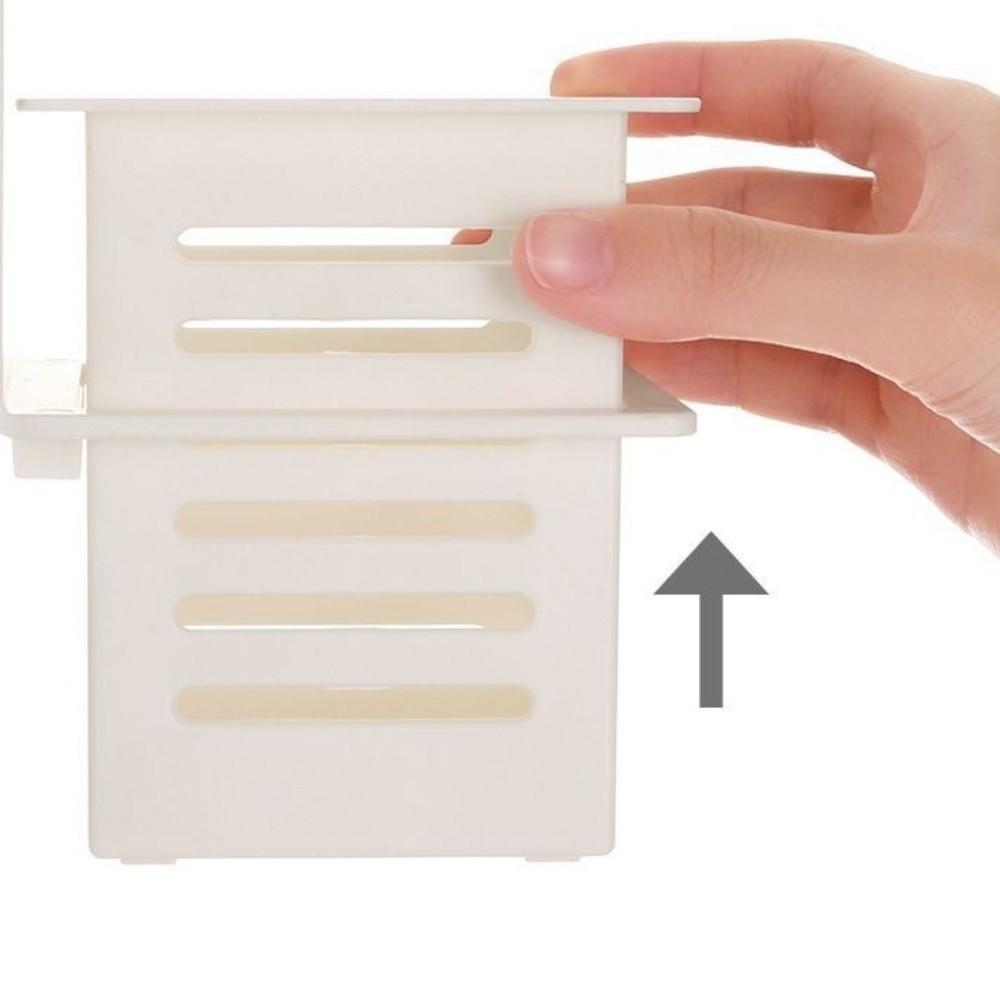 New Self-Adhesive Kitchen Drainage Basket Hanging Drain Kitchen Tool Toothbrush Holder Chopstick Barrel Bathroom