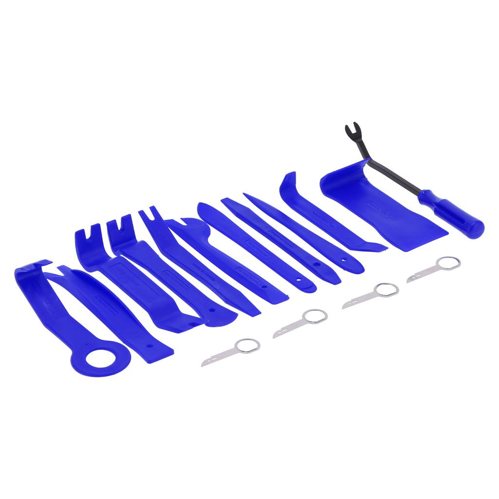 16Pcs Auto Removal Tool Trim Pry Audio Repair Set Kit for Car Door Panel Instrument DeskBlue