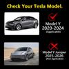 For Tesla Model Y Trunk Tailgate Guard Mat Leather Rear Trunk Door Protective Anti-dirty Protection Pad Car Interior Accessories