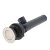 Stainless Steel Sink Drain Assembly Push Bounce Drain Stopper  For Vessel Compatibility