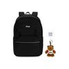 Original Simple Casual Campus Commuter Versatile Durable Large Capacity Fabric Backpack Unisex Backpack Black F13W639165FBK