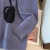 Plus Size Women's Loose Knit Round Neck Pullover Sweater - Fits Bust 150/160 cm, 200-350 Jin