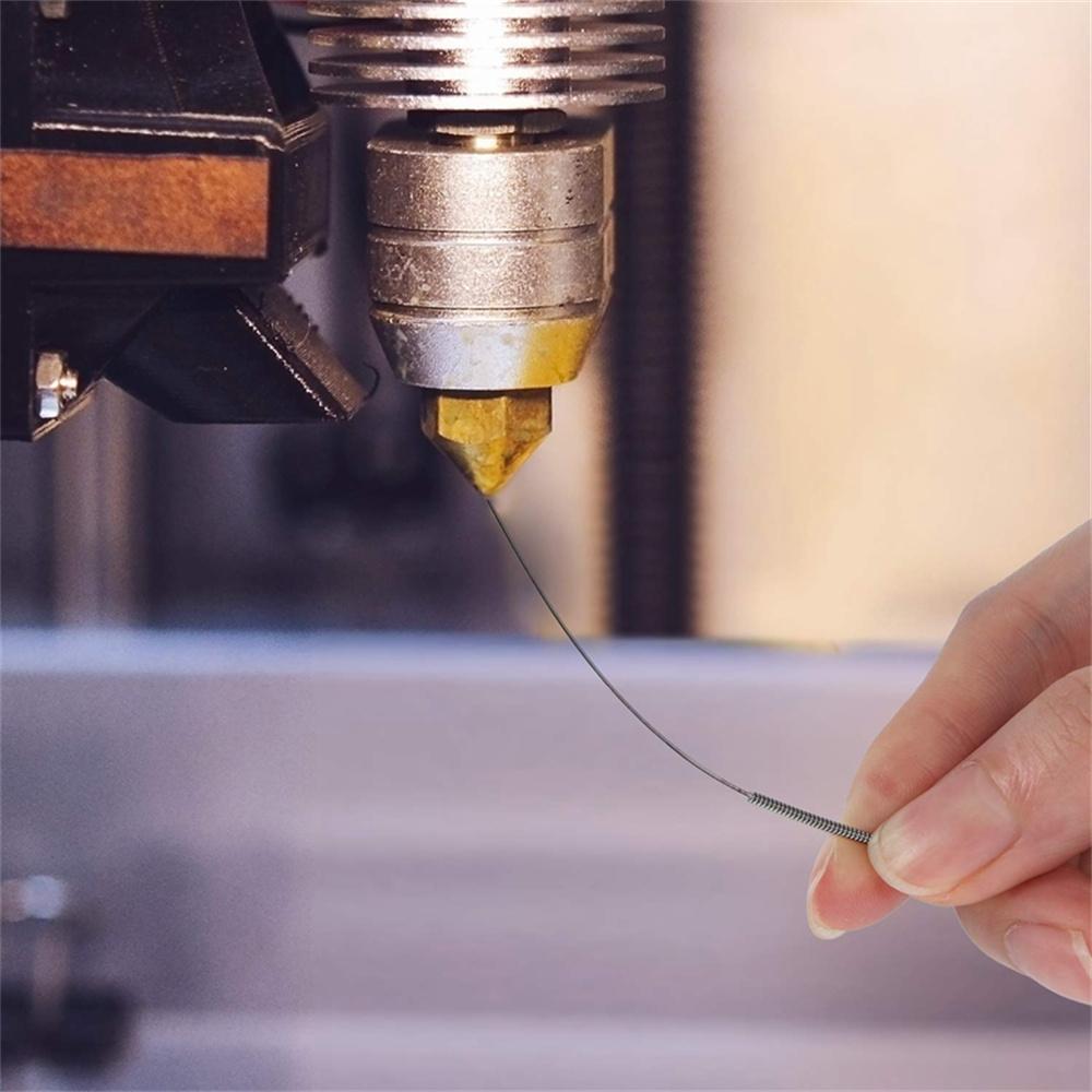 21 kusů Tryska 3D tiskárny a čisticí sada 0,4 mm Trysky Mk8 0,4 mm Jehly a 1 balení Pinzety Sada nástrojů