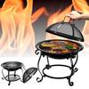 Outdoor BBQ Portable Barbecue Burner Cooker Patio Fireplace Stove Camping Grills