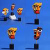 Abstract Face Sculpture Resin Art Modern Home Decor For Coffee Shops And Galleries