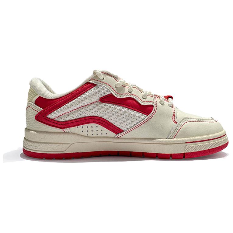 Li Ning Weigu Pro S Comfortable Versatile Non-Slip Wear-Resistant Low-Top Skate Shoes Women Sneaker Light-Red AEPV080-1