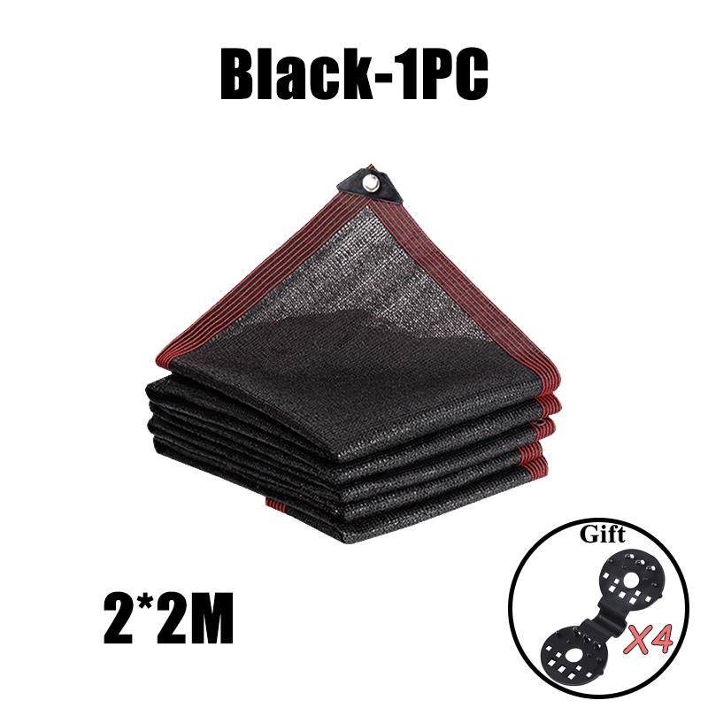 Black Shade Cloth Sunblock Mesh Cover Taped Edge With Grommets, Sun Net For Pergola, Plants Greenhouse, Gardens, Patio, Canopy