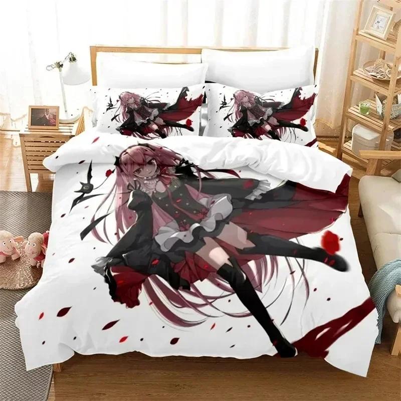 Luxury New 3D Print Anime Seraph of the end Bedding Set Girls Twin Queen King Size Duvet Cover Pillowcase Bed boys Adult