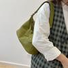 Johnature Genuine Leather Casual Women's Bag Soft Cowhide Solid Color Versatile Shoulder Crossbody Bag