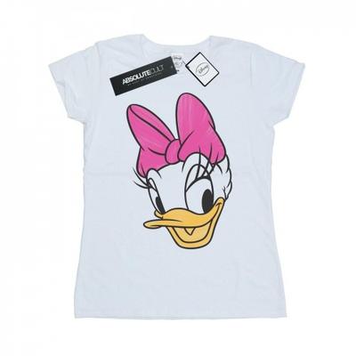 Womens/Ladies Daisy Duck Head Painted Cotton T-Shirt